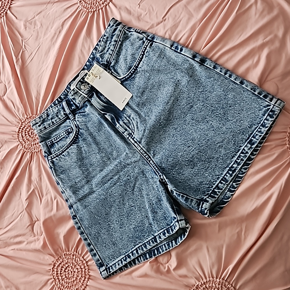 Mango - Mom fit high rise shorts Size 6